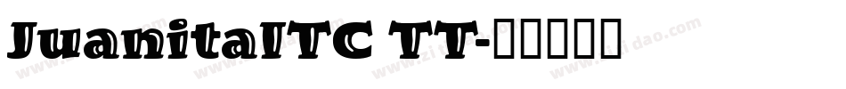 JuanitaITC TT字体转换